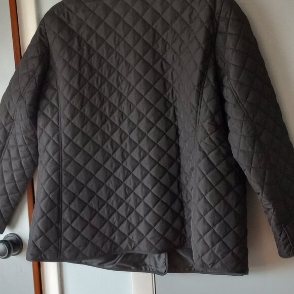 2X Black Jones New York Quilted jacket - Picture 3 of 5